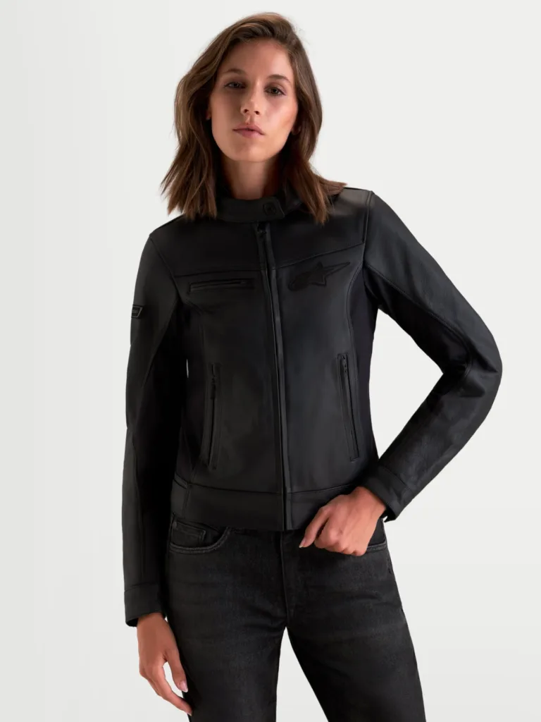 Alpinestars Stella Maver-X Leather Jacket - official product gallery photo 7