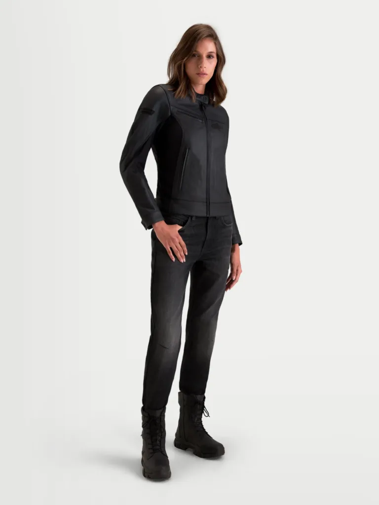 Alpinestars Stella Maver-X Leather Jacket - official product gallery photo 3