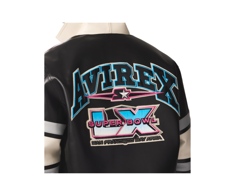 Avirex avirex x starter super bowl lx leather jacket in black - photo 10