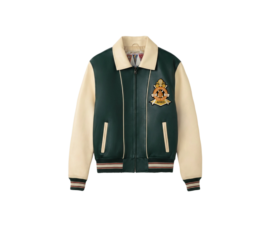 Avirex Chief High Hawk Varsity Jacket – Hunter