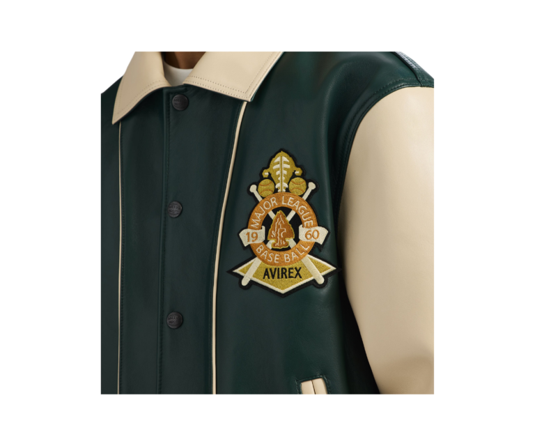 Avirex chief high hawk varsity jacket in hunter - photo 6