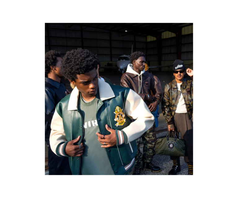 Avirex chief high hawk varsity jacket in hunter - photo 8