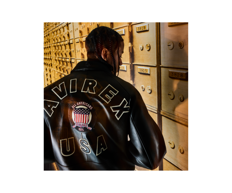 Avirex icon jacket in jet black - photo 12