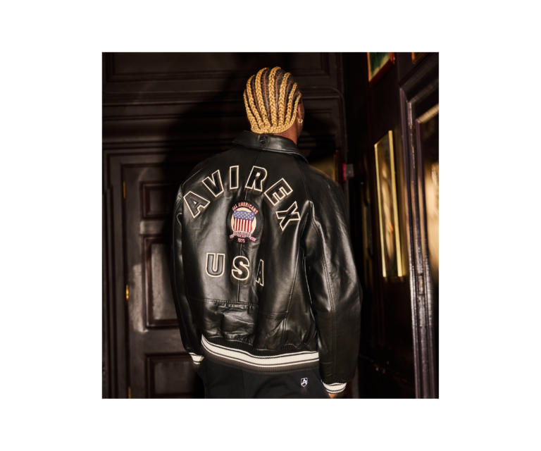 Avirex icon jacket in jet black - photo 16
