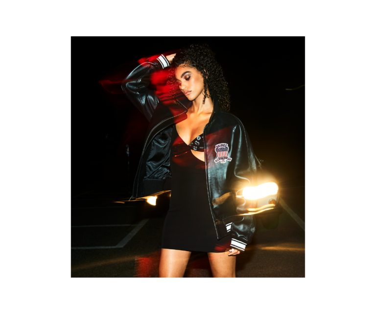 Avirex icon jacket in jet black - photo 18