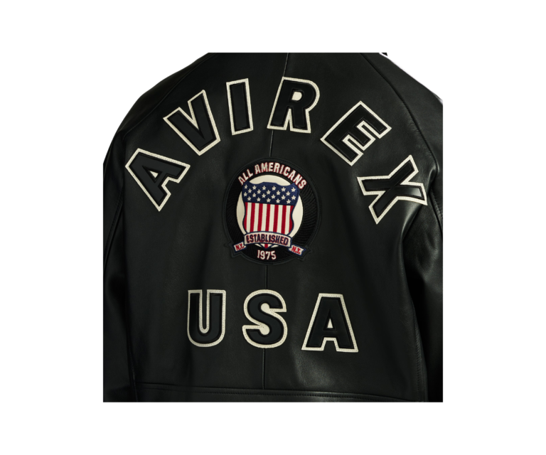 Avirex icon jacket in jet black - photo 6