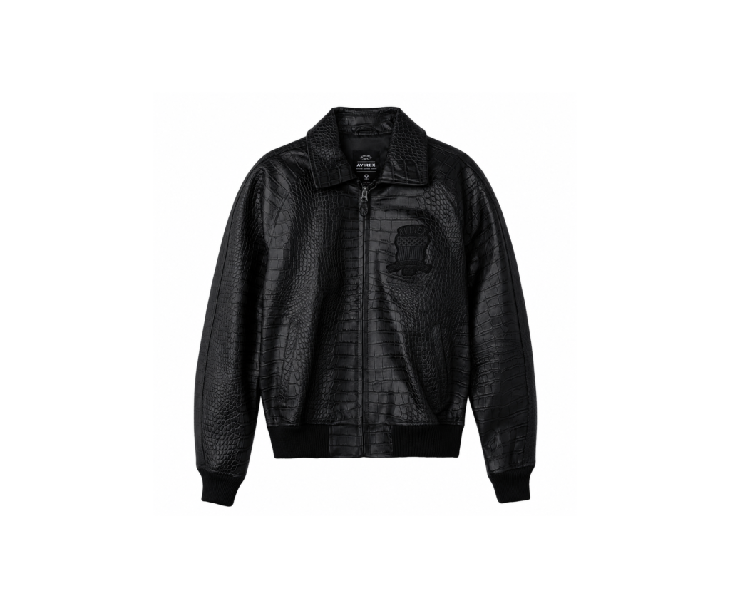 Avirex Limited Edition Croc Icon Jacket – Black