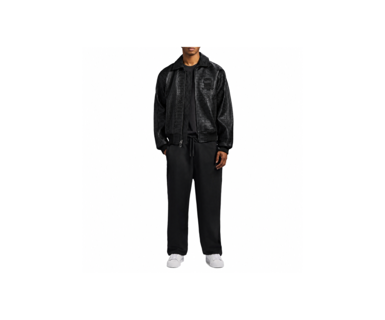 Avirex limited edition croc icon jacket in black - photo 6