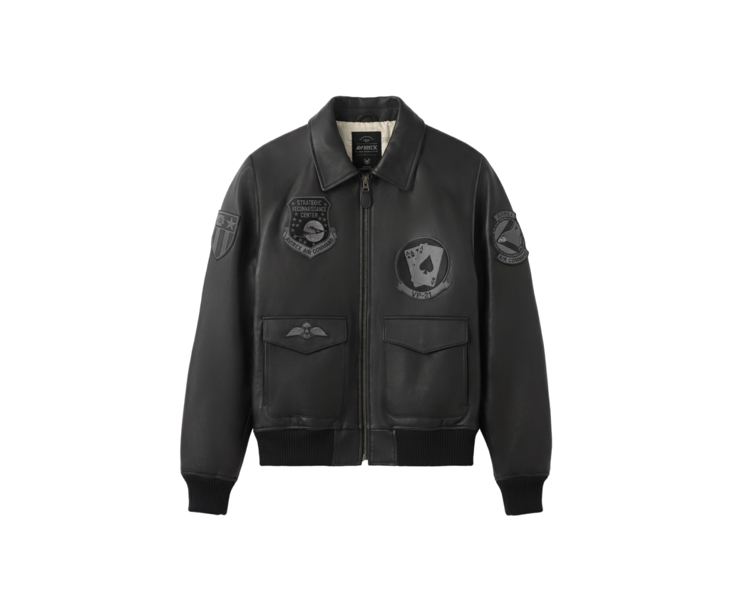 Avirex Vintage Flight A2 Jacket – Black