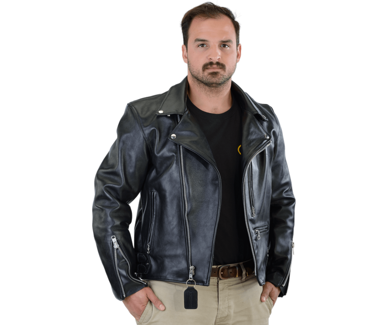 DOMINATOR-2 LEATHER JACKET - gallery view 4