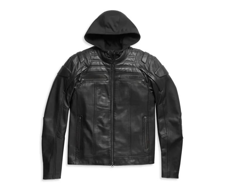 Harley-Davidson Men's Auroral II 3-in-1 Leather Jacket in Black, product image 1.