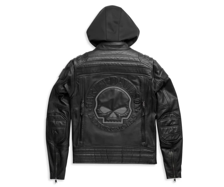 Harley-Davidson Men's Auroral II 3-in-1 Leather Jacket in Black, product image 2.