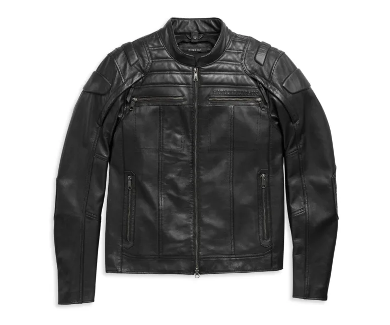 Harley-Davidson Men's Auroral II 3-in-1 Leather Jacket in Black, product image 3.