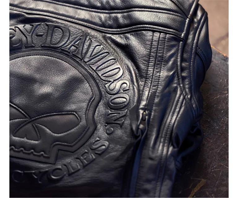 Harley-Davidson Men's Auroral II 3-in-1 Leather Jacket in Black, product image 5.