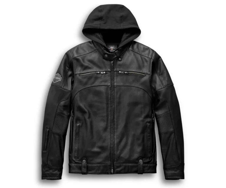 Harley-Davidson Men's Swingarm 3-in-1 Leather Jacket in Black, product image 1.