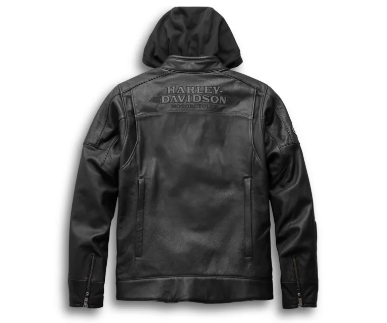 Harley-Davidson Men's Swingarm 3-in-1 Leather Jacket in Black, product image 2.