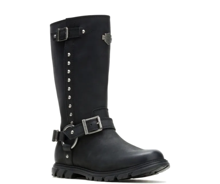 Harley-Davidson Women's Aurora Harness Riding Boot in Black, product image 8.
