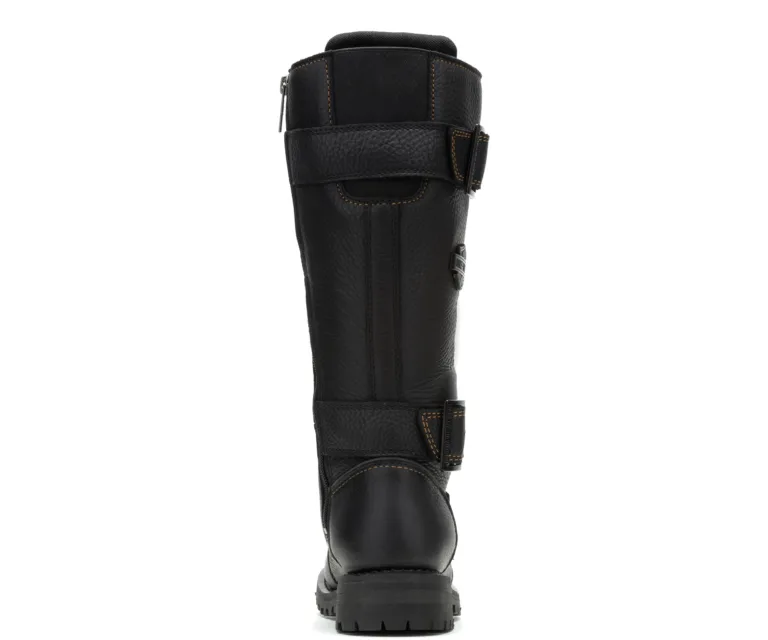 Harley-Davidson Women's Belhaven Waterproof Riding Boot in Black, product image 10.