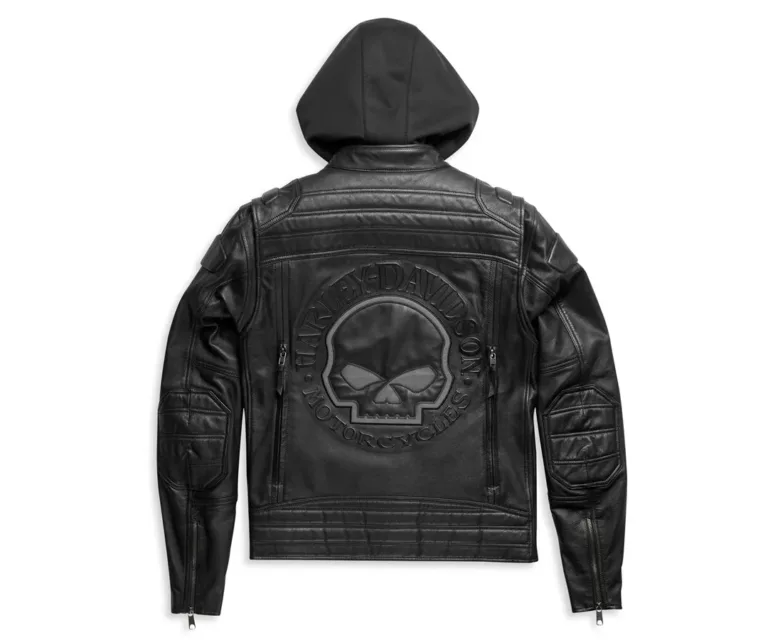 Harley-Davidson Men's Auroral II 3-in-1 Leather Jacket in Black, product image 2.