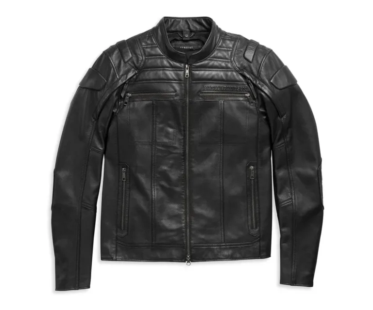 Harley-Davidson Men's Auroral II 3-in-1 Leather Jacket in Black, product image 3.