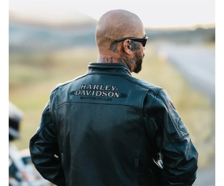 Harley-Davidson Men's Swingarm 3-in-1 Leather Jacket in Black, product image 5.