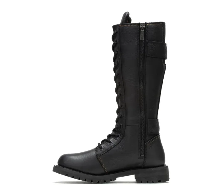 Harley-Davidson Women's Belhaven Waterproof Riding Boot in Black, product image 6.