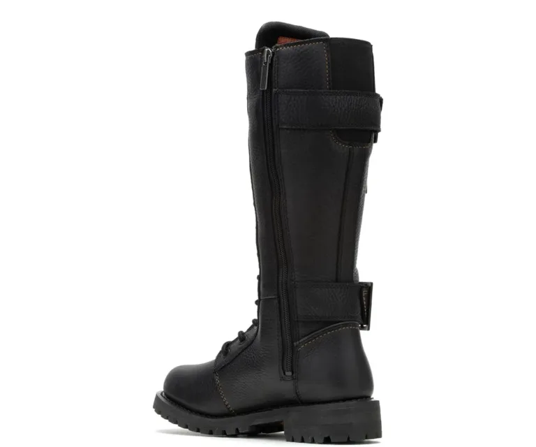 Harley-Davidson Women's Belhaven Waterproof Riding Boot in Black, product image 9.