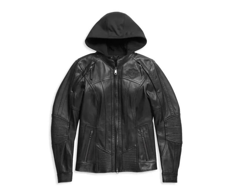 Harley-Davidson Women's Willie G Auroral II 3-in-1 Leather Riding Jacket in Black, product image 1.