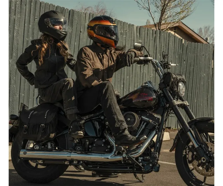 Harley-Davidson Women's Winged Bling Leather Riding Jacket in Harley Black, product image 8.