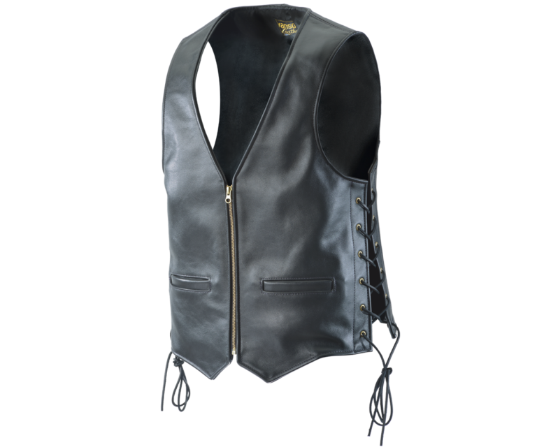ZIP FRONT VEST + LACE SIDES - gallery view 3